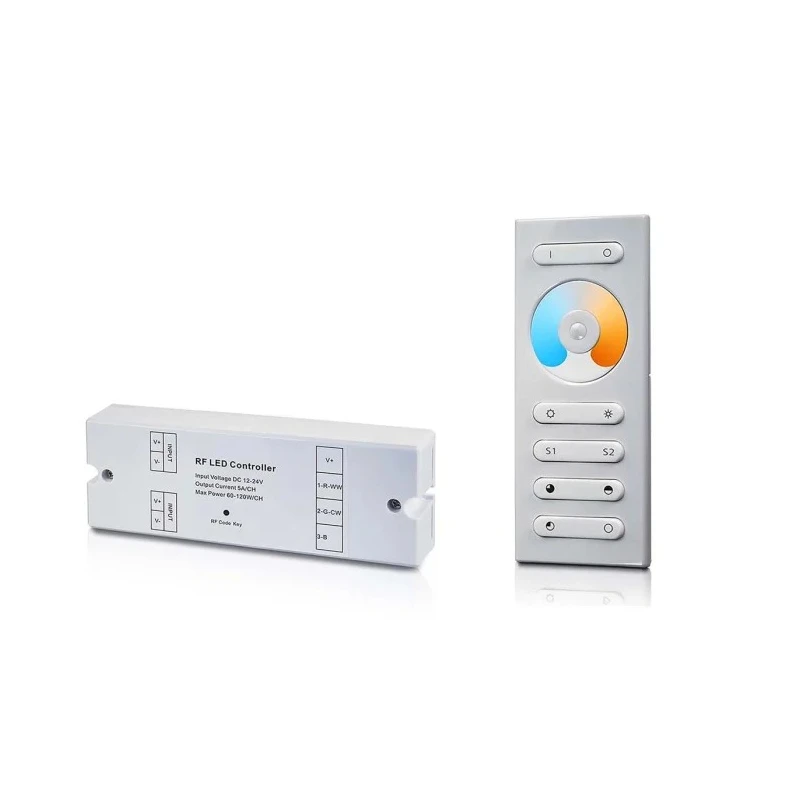 PowerLED 5 A Output LED Driver, 12 V - 24V DC Tunable White RF Controller Kit CCT-RF-KIT