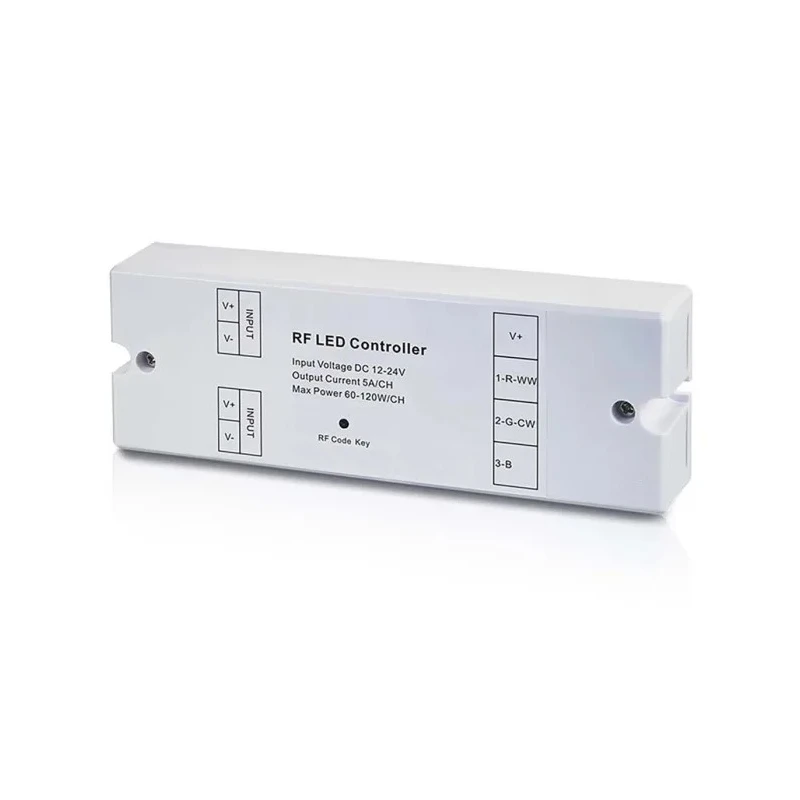 PowerLED 5 A Output LED Driver, 12 V - 24V DC Tunable White RF Controller Kit CCT-RF-KIT