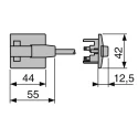 Schneider Electric Canalis Busbar Tap-Off Unit Without Protection 10A 230, 240V KBC10DCS101