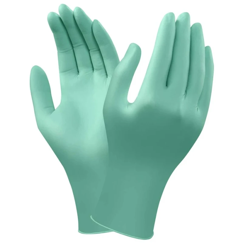 Ansell MICROFLEX NeoTouch 25-101 Green Neoprene Disposable Gloves 0.13 mm Thickness Size L 25101090