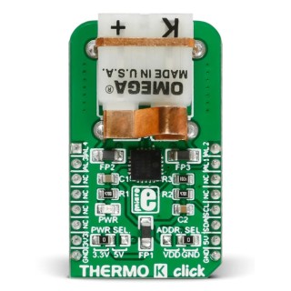 MikroElektronika Temperature Sensor Sensor Development Tool MCP9600 MikroBus Click Board MIKROE-2501