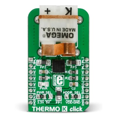 MikroElektronika Temperature Sensor Sensor Development Tool MCP9600 MikroBus Click Board MIKROE-2501