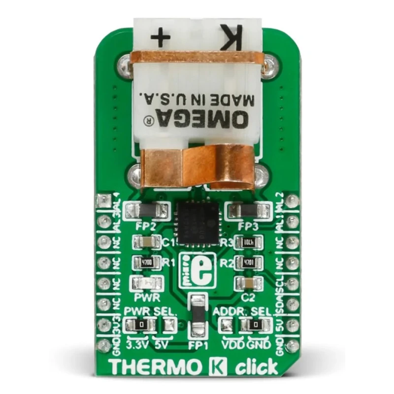 MikroElektronika Temperature Sensor Sensor Development Tool MCP9600 MikroBus Click Board MIKROE-2501