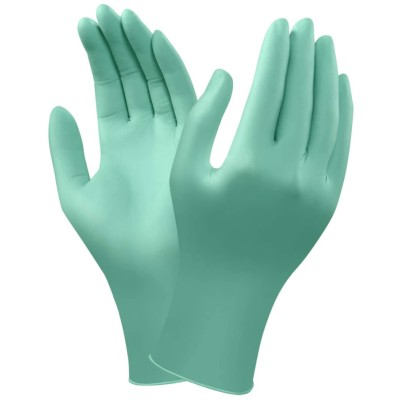 Ansell MICROFLEX NeoTouch 25-201 Green Neoprene Disposable Gloves 0.13 mm Thickness, Size L 25201090