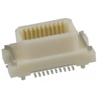 Hirose DF17 Series Straight Surface PCB Header 30 Contacts 0.5 mm Pitch 2 Row Shrouded 