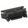 Hirose Connector Housing Male 12 Contacts 2 mm Pitch 2 Row Panel Mount Polyamide DF11