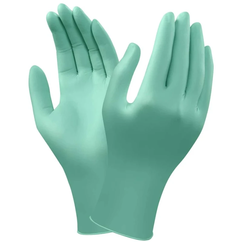 Ansell MICROFLEX NeoTouch 25-101 Green Neoprene Disposable Gloves 0.13 mm Thickness Size M 25101080