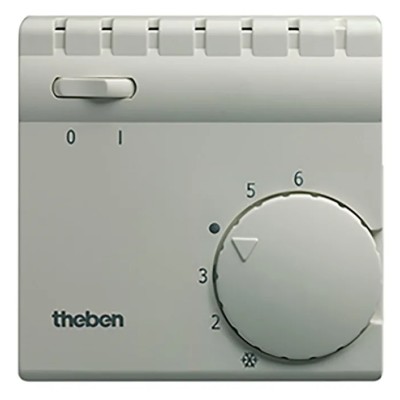 Theben Mechanical RAMSES NC Thermostat, 10A, 240V AC, Operating Range 5 to 30 °C, Model RAMSES 705