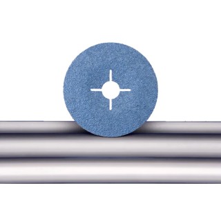 3M Abrasive Fibre Disc 125 mm P80 Grit Zirconium Dioxide Resin Bonded Closed Coated 12000 RPM 50 Per Pack 3M581C B61758