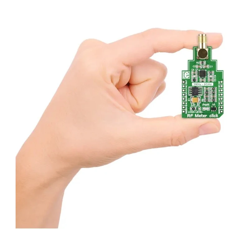 MikroElektronika RF Power Measurement MikroBus Click Board MCP3201 SPI Interface 8GHz MIKROE-2034