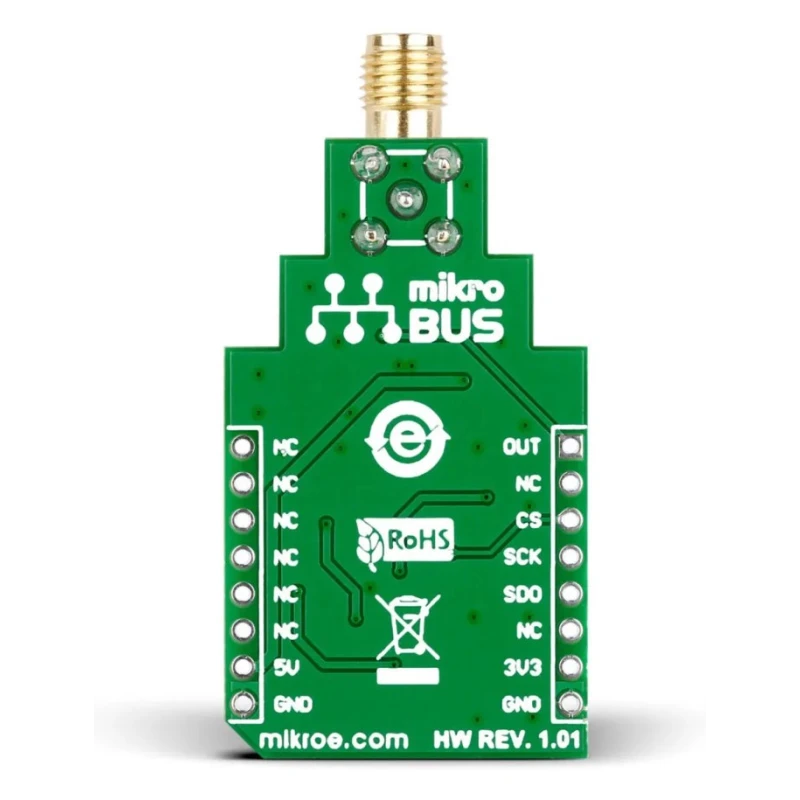 MikroElektronika RF Power Measurement MikroBus Click Board MCP3201 SPI Interface 8GHz MIKROE-2034