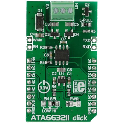 MikroElektronika Communication & Wireless Development Kit UART GPIO Interface ATA663211 Click MIKROE-2335