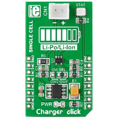 MikroElektronika Power Management Development Kit Battery Charger for Lithium-ion & Lithium-Polymer Batteries MIKROE-2033