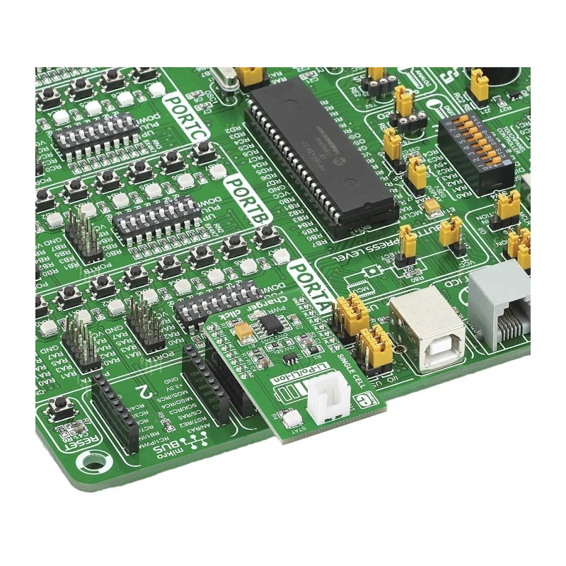 MikroElektronika Power Management Development Kit Battery Charger for Lithium-ion & Lithium-Polymer Batteries MIKROE-2033
