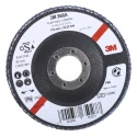 3M 566A Zirconia Aluminium Flap Disc 115 mm Medium Grade P80 Grit Quick Change 13000rpm 3M556D B61786
