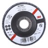 3M 566A Zirconia Aluminium Flap Disc 115 mm Medium Grade P80 Grit Quick Change 13000rpm 3M556D B61786