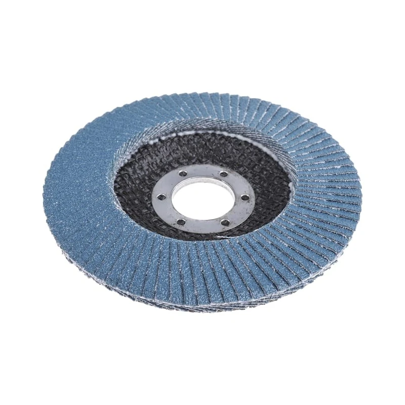 3M 566A Zirconia Aluminium Flap Disc 115 mm Medium Grade P80 Grit Quick Change 13000rpm 3M556D B61786