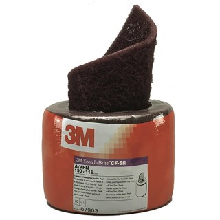 3M Ultra-Thin Purple Non-Woven Abrasive Hand Pad 155mm x 150mm AVFN Grade CF-SR 07903