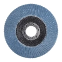 3M 566A Zirconia Aluminium Flap Disc 115 mm Medium Grade P80 Grit Quick Change 13000rpm 3M556D B61786