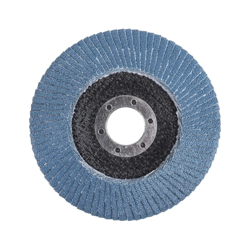3M 566A Zirconia Aluminium Flap Disc 115 mm Medium Grade P80 Grit Quick Change 13000rpm 3M556D B61786