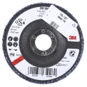 3M Abrasive Flap Disc 115 mm Medium Grade P60 Grit Quick Change Attachment 3M556D B61785