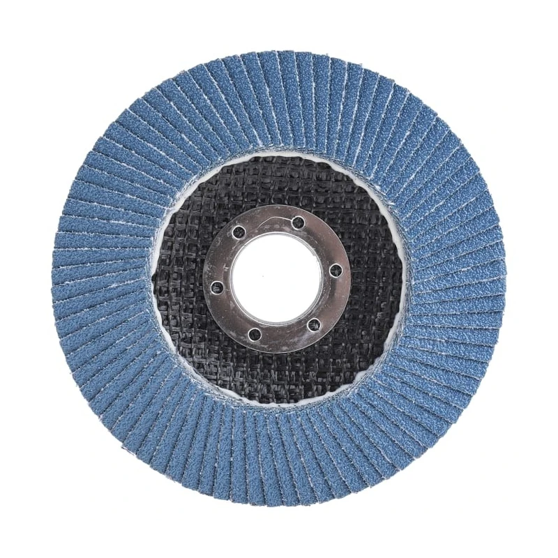 3M 566A Zirconia Aluminium Flap Disc, 115 mm Diameter, Medium Grade, P80 Grit, Maximum 13000 rpm 3M556D B61790