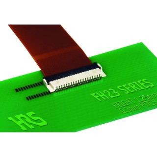 Hirose 0.3 mm Pitch 23 Way Straight Female FPC Connector LIF Bottom Contact FH23