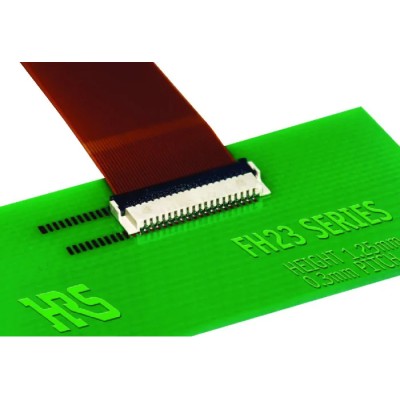 Hirose 0.3 mm Pitch 23 Way Straight Female FPC Connector LIF Bottom Contact FH23