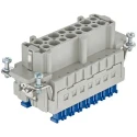 Harting Heavy Duty Power Connector Insert 16A 500V Panel Mount Female 32 Contacts Han ES Press 09330162788