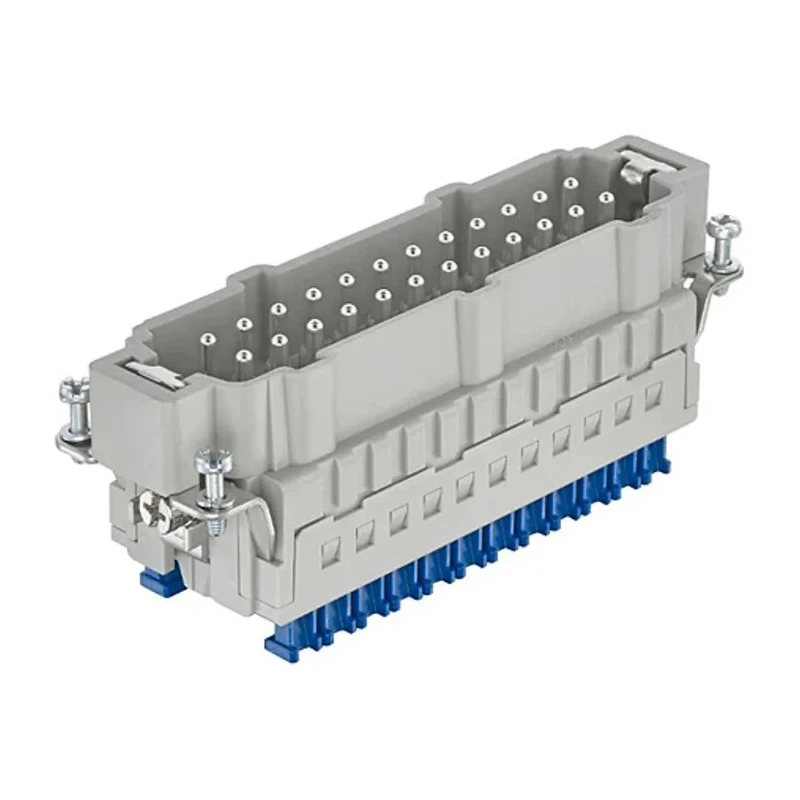 Harting Power Connector Insert 16A Han ES Press Series Male Panel Mount 48 Contacts 09330242688