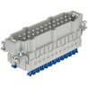 Harting Power Connector Insert 16A Han ES Press Series Male Panel Mount 48 Contacts 09330242688