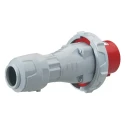 Legrand Red Cable Mount 3P+N+PE Straight Industrial Power Connector 63A 415V IP67 IP67