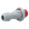 Legrand Red Cable Mount 3P+N+PE Straight Industrial Power Connector 63A 415V IP67 IP67
