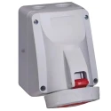 Legrand Red Industrial Power Connector Wall Mount Fixed Socket 63A 415V IP67 P17 Tempra Pro 