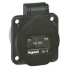 Legrand Industrial Power Connector 16A, 250V, IP54 Black, Panel Mount, 2P+PE IP54 MPN
