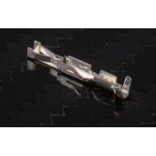 TE Connectivity AMPMODU Series Female Crimp Terminal, 3A Current, 28 AWG Min, 24 AWG Max, Tin Plating, Phosphor Bronze HE14