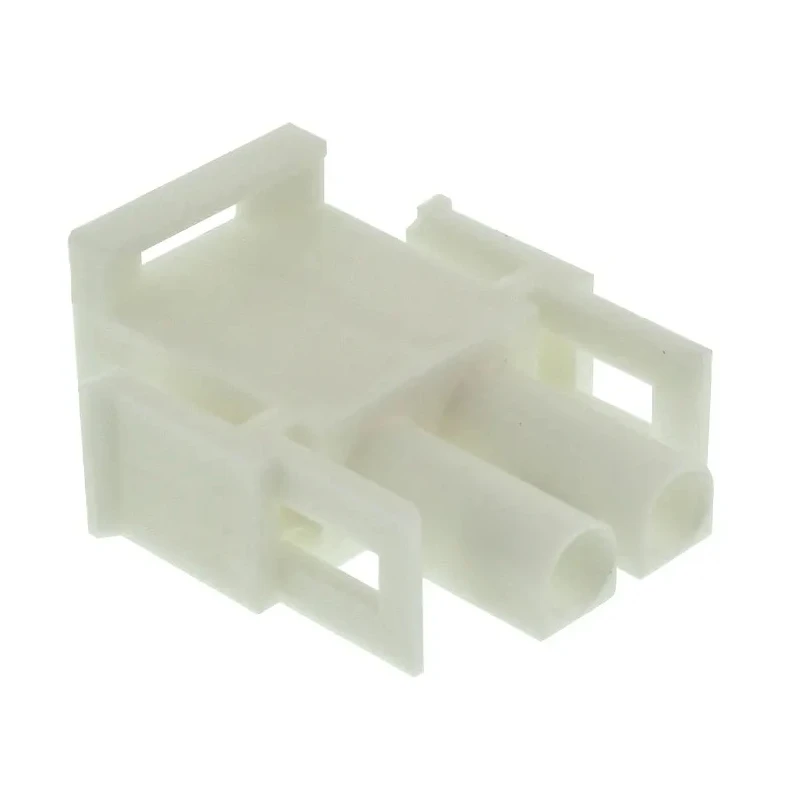 TE Connectivity Universal MATE-N-LOK Male Connector Housing Nylon, 6.35 mm Pitch, 2 Way, 1 Row Straight 350777-4