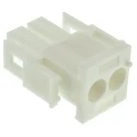 TE Connectivity Universal MATE-N-LOK Male Connector Housing Nylon, 6.35 mm Pitch, 2 Way, 1 Row Straight 350777-4