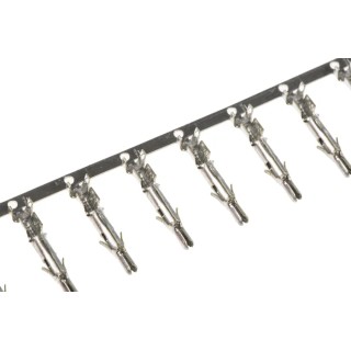 TE Connectivity Universal MATE-N-LOK Series Male Crimp Terminal, 20 AWG Min Crimp, 14 AWG Max 926887-1
