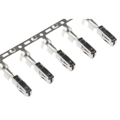 TE Connectivity AMP MCP 2.8K Female Crimp Terminal Copper Nickel Silicon Tin Plating 22A 2.8mm Width 1241396-1