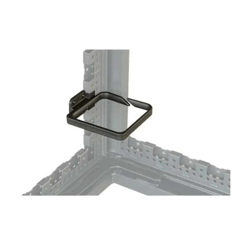 nVent SCHROFF Plastic Seismic Cable Management Ring for 19 in Cabinet, 4 Rings, 2.2 m Height, 92 mm Length 23130-506