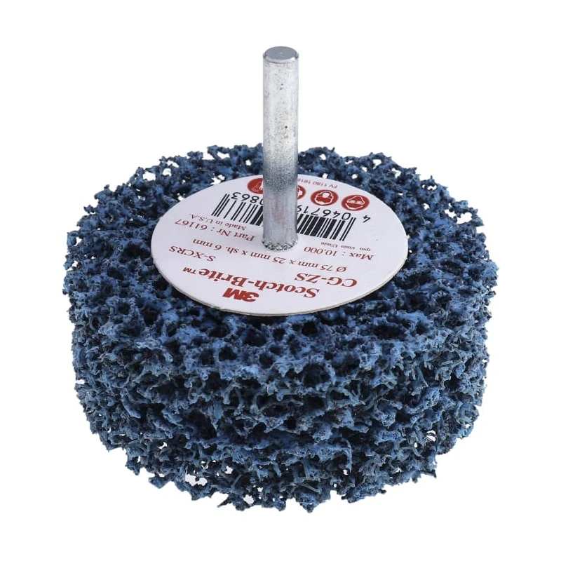 3M Silicon Carbide Abrasive Disc, 75 mm Diameter, 25 mm Thickness, Medium Grade P50 Grit Resin Bond CG-ZS B61167