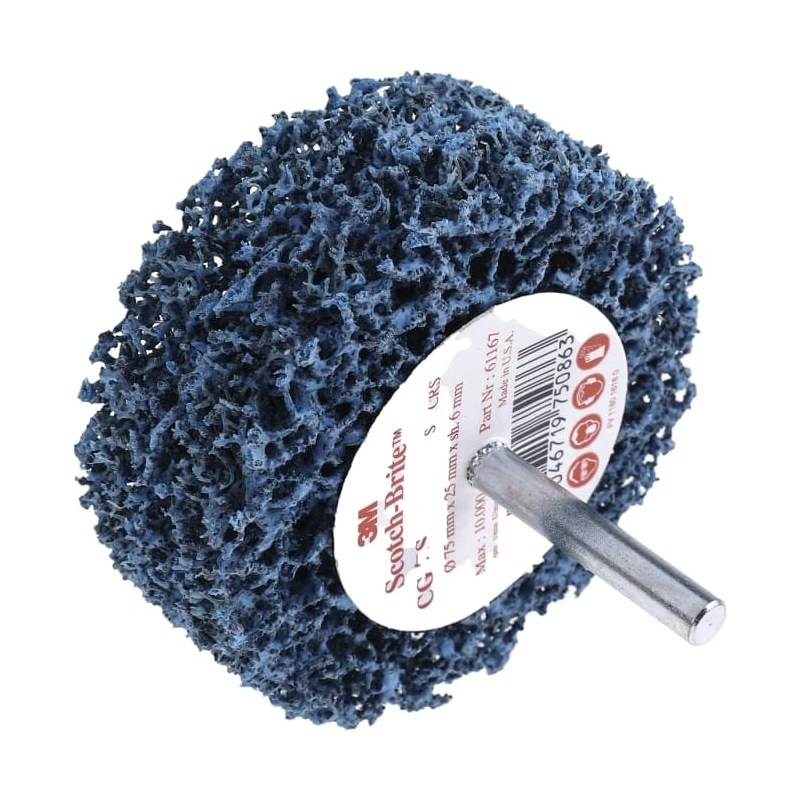 3M Silicon Carbide Abrasive Disc, 75 mm Diameter, 25 mm Thickness, Medium Grade P50 Grit Resin Bond CG-ZS B61167