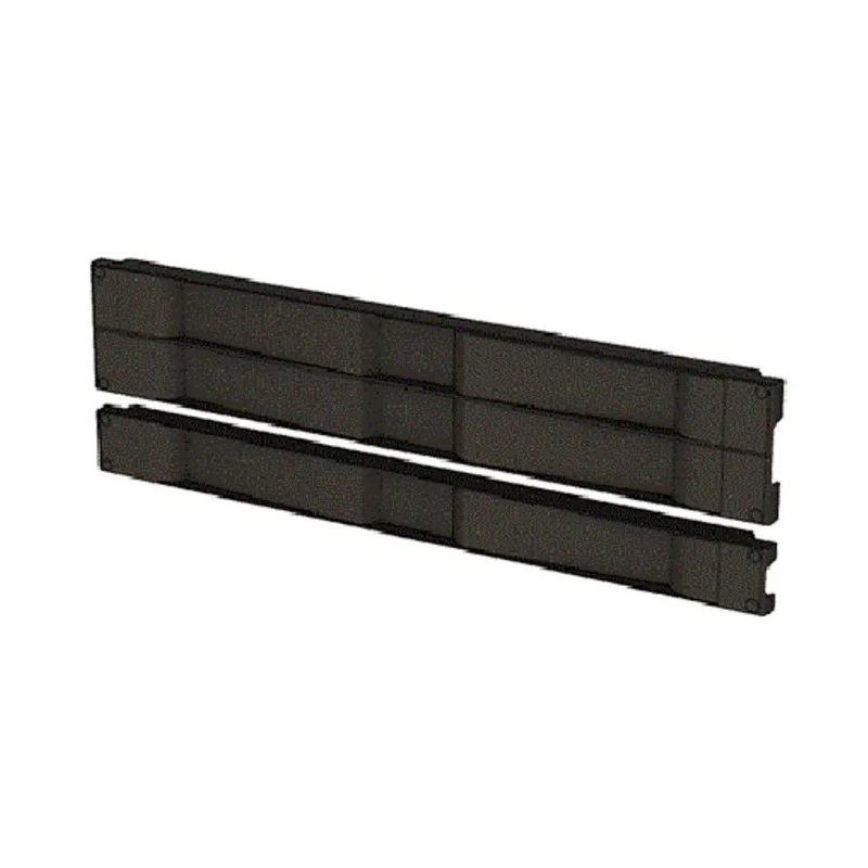 nVent SCHROFF Black Plastic Front Panel Rack Unit 1U 16693