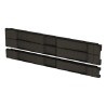nVent SCHROFF Black Plastic Front Panel Rack Unit 1U 16693