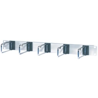 nVent SCHROFF Steel Cable Organiser Cable Management Ring for Use with 19 in Cabinet, 5 Rings, 30mm 60118457