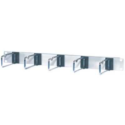 nVent SCHROFF Steel Cable Organiser Cable Management Ring for Use with 19 in Cabinet, 5 Rings, 30mm 60118457