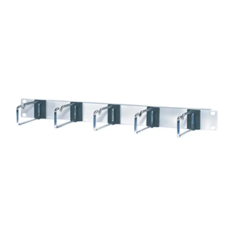 nVent SCHROFF Steel Cable Organiser Cable Management Ring for Use with 19 in Cabinet, 5 Rings, 30mm 60118457