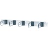 nVent SCHROFF Steel Cable Organiser Cable Management Ring for Use with 19 in Cabinet, 5 Rings, 30mm 60118457