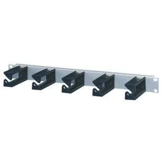 nVent SCHROFF Plastic Cable Organiser Cable Management Ring for Use with 19 in Cabinet, 5 Rings, 300 mm 60118-458